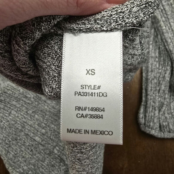 Women's Sadie & Sage Gray Lightweight Short Sweater Dress/Tunic | Size XS - Picture 9 of 10